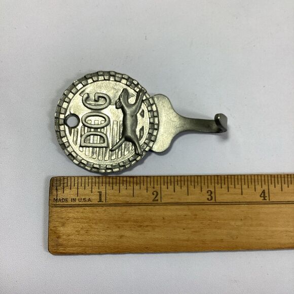 Longaberger Dog Leash Collar Hook Mulligan Pewter #73442 USA - Picture 3 of 3